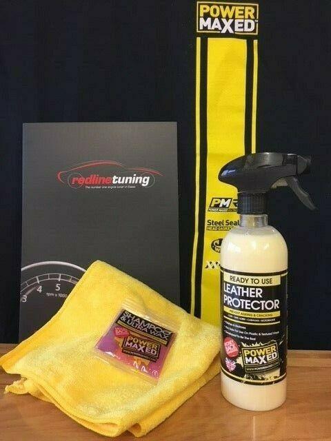 Power Maxed Leather Protector 500ml + Free Complimentary Micro fibre Cloth, wax 
